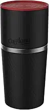 Cafflano Klassic- Portable All-in-One Pour Over Coffee Maker Black