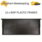 10 X WSP PLASTIC BEE FRAME FOR BEEKEEPING BEEHIVE BLACK BEE HIVE FRAMES