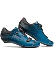 Sidi Sixty Men's Road Cycling Shoes, Black/Petrol