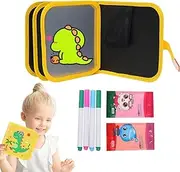 Kids' Doodle & Scribbler Boards - Drawing Pads Washable Doodle Pad | Doodle Book Portable Safe Design for Children Boys Girls