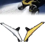 KEMIMOTO Turn Signal Fang Lights Compatible with Can Am Maverick R Accent Lights Daytime Running Lights LED Front DRL Signature Lights