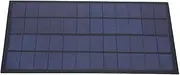 12V 7W Polycrystalline Solar Panel, Conversion Rate, Durably for Outdoor Use, Ideal for Lawn Lights, Flashlights, and More
