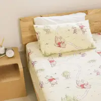 在飛比找momo購物網優惠-【Norns】迪士尼小熊維尼100%天絲單人床包枕套組(吸濕