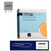 [Labor] Beauty blade sterilized scalpel blades pack of 100 pcs size 22