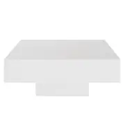 Noosa Square Concrete Indoor/Outdoor Coffee Table White