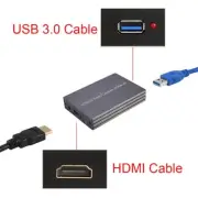 HDMI to USB3.0 Video Capture Adapter 4K 1080P Dongle Card Live Streaming w