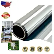 Static Cling One-Way Mirror Window Film - Daytime Privacy, UV Protection - 6 Mil