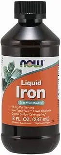 NOW Supplements, Iron Liquid, 8-Ounce