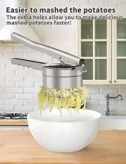 Potato Ricer Ricer Masher Heavy Mashed Potatoes Kitchen Stainless Steel Masher