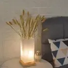 Vase Table Lamp Rechargeable Touch Lamp Dimmable Flower Wireless Rechargeable