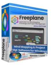 Freeplane Mind Mapping Knowledge & Project Management Software for Windows on CD