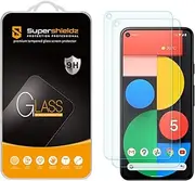 [Supershieldz] (2 Pack) Designed for Google Pixel 5 Tempered Glass Screen Protector, 0.33mm, Anti Scratch, Bubble Free