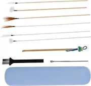 1Set Ear Wax Removal Kit Ear Cleaning Tools Set for Safe and Comfortable Ear Care Portable Design with Hair for Thorough Cleaning