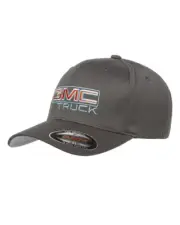 Retro Gmc/Truck Logo - Flexfit Embroidered Cap L/XL - Dark Gray