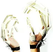 HELIAN 1 Pair Halloween Articulated Fingers,3D Printed Flexible Finger Extensions Adjustment Fits All Finger Sizes
