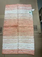 Gradation Rug Coral 100% Cotton 21in x 34in