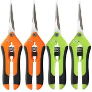 4 Pack Pruning Shears, 6.5 Inch Garden Scissors Gardening Hand Pruning Snips ...