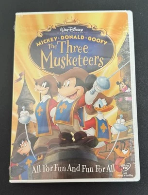 Walt Disney Mickey Donald, Goofy The Three Musketeers DVD