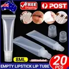 20pcs 8ml Empty Lipstick Lip Balm Tube Clear Lip Gloss Container Squeeze Bottles