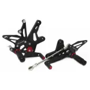 For Kawasaki NINJA400 2018-2024 CNC Adjustable Rearset Rear Sets Foot Pegs BLACK