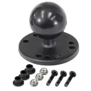 RAM Mount 2.5" Round Adapter Base with 1.5" Ball for Raymarine Dragonfly Sonar