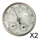 2X Wall Mounted Household Barometer Thermometer Hygrometer Weather
