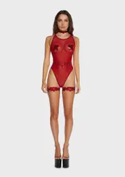 Putting Out Fires Mesh Bodysuit