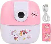 Print Digital Camera 24MP 2.4 Inch Screen 1080P Video with 180° Rotatable Lens MP3 Player Games for Outdoor Photography