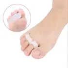 4/2X Toe Straightener Aid Pain Relief Hammer Claw Mallet Soft Gel Toe Separator√