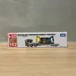 (BEAR)日本正版現貨 TOMICA 多美 長盒 142 ISUZU GIGA 重機搬送車 運輸車 怪手 挖土機