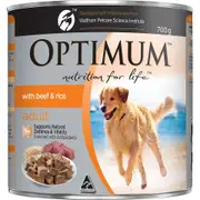 Optimum Beef, Egg & Rice Wet Dog Food 12x700g