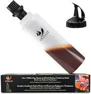 Silicone Basting Brush & BBQ Sauce Bottle - 16 oz Basting Bottle Dispenser for Grilling - Perfect Grill Brush for Marinades
