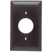 Legrand TP7 Trademaster Mid-Size Unbreakable Nylon Wall Plate, 1 Gang, Single...