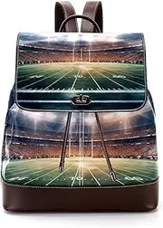 Travel Backpack,Small Backpack,Carry on Backpack,American Football Soccer Stadium,Backpack, K8gz3zjfblgy, 10.5x5x12.5 in