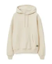 Burberry Kangaroo-Pocketed Drawstring Hoodie XL,XS,L,M,XXL Nude