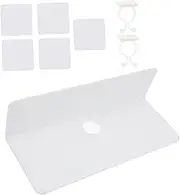 LOORGVEL 1Set Wall Mounted Acrylic Storage Shelf for Speakers Stand Transparent Floating Rack for Home Audio Organization and Display