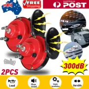12V Super Train Horn For Trucks SUV Motorcycles Vehicle Universal Car-Boat Red (for: Daihatsu)