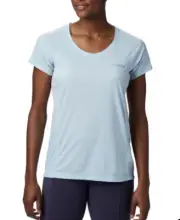 Columbia Womens Titan Ultra II Short Sleeve Shirt Running Activewear Size L NWT