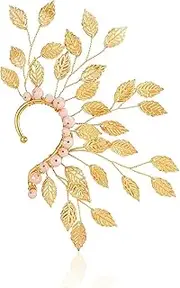 [Generic] Elf Fairy Ear Leaves Cuff Non Piercing Handmade Earring for Women