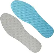 TOBBOMEY 1 Pair Breathable Shoe Insoles for Men and Women Comfortable Arch Support Inserts Replaceable and Cuttable Design for Daily Walking and Sports Activities
