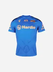 Parramatta Eels NRL 2025 Macron Players Training Shirt Sizes S-5XL!