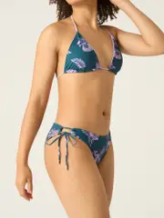 [Modibodi] Swimwear Tie Side Bikini Brief Light Midnight Tropic Print