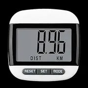GYB Digital Pedometer Step Pedometer Sport Walking Calorie Distance Counter with Extra Large Waterproof LCD Display