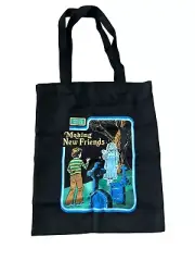 MAKING NEW FRIENDS Ghost Halloween Spooky Tote Bag NEW