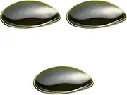 Set of 3 Oribe Oval Deflection 8 Inch Plates [9.4 x 9.9 x 2.0 inches (24 x 22.7 x 5 cm)] | Serving Pot (Medium) Setomonohonpo