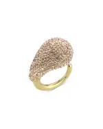 Aqua Pave Clay Statement Ring - Exclusive