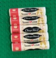 Five Chapstick Vanilla Kiss Lip Balm Lot New