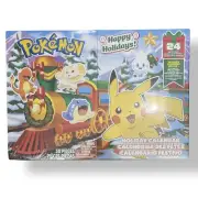 Pokemon Holiday Calendar Advent 58PC Pikachu Charmander Eevee 16 Figures
