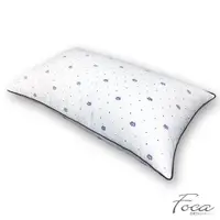 在飛比找ETMall東森購物網優惠-FOCA 超值買一送一 抗菌彈力可水洗舒眠羽絲絨枕