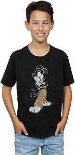 [Absolute Cult] Animaniacs Boys Yakko Classic Pose T-Shirt Black 7-8 Years